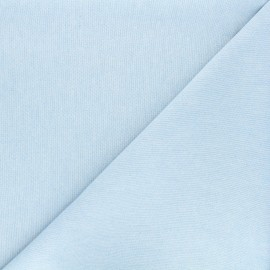 Lin coton bleu