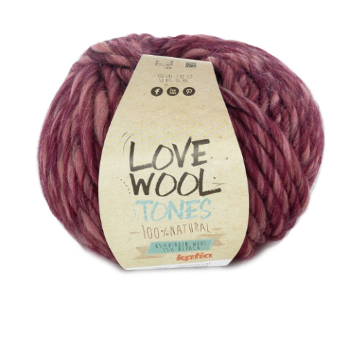 love Wool Tones BORDEAUX
